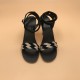 GABRIELA EBENE Suede Black Suede Sand 39