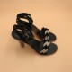 GABRIELA EBENE Suede Black Suede Sand 39