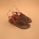 CORIOLAN Velours Métal Italiano Fluo Rose - 35