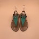 CORIOLAN Nubuck Menta Horsy Zèbre - 35