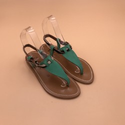 CORIOLAN Nubuck Menta Horsy Zèbre - 35