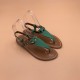 CORIOLAN Nubuck Menta Horsy Zèbre - 35