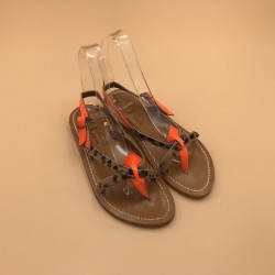 ORION Neon Patent Orange Printed leopard - 35