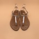VALERIE Metallic  Silver Leather- 41