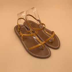 VIOLETTA Patent Yellow Leather 41