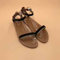 LAURA NET Metyl Champan Velours Noir-41