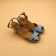 ESTRELLIS Cuir Vichy Ciel - 41