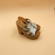 VIVIANE Suede Metal silver - 38