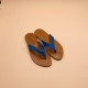 TICLIO Epure Naturel Velours Métal Lagon - 37