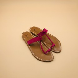 GANGES Suede Framboise Leather - 42