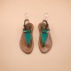 CORIOLAN Nubuck Menta Printed Zebra-36