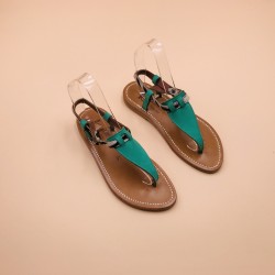 CORIOLAN Nubuck Menta Horsy Zèbre - 36