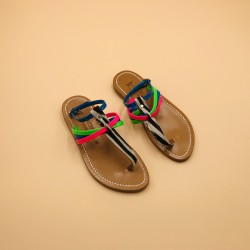 PAPYRUS Imprimé Zèbre Fluo Rose Bleu Vert-36