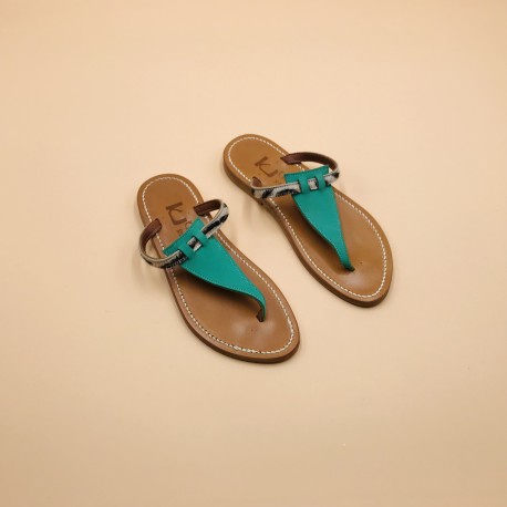 COLUMBIA Nubuck Menta Horsy Zèbre - 36