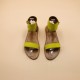 SARATOGA Cuir Velours Amarillo - 37