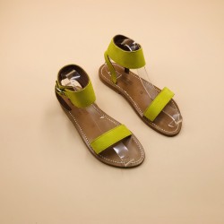 SARATOGA Cuir Velours Amarillo - 37