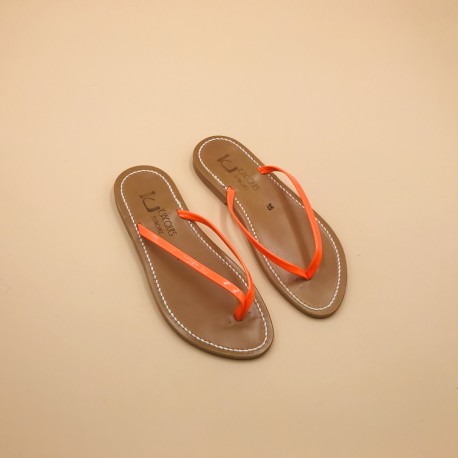 VENISE Cuir Fluo Orange- 37