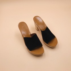 FICUS Suede Black leather -40
