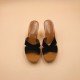 BONSAI Black Suede Leather - 40