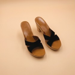 BONSAI Black Suede Leather - 40