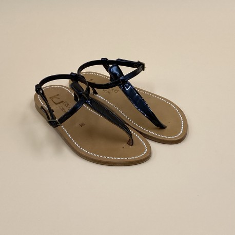 PICON Patent Black Leather 35