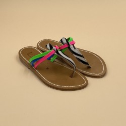 PAPYRUS Imprimé Zèbre Fluo Rose Bleu Vert-36