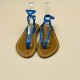 DELTA Suede Metallic Lagon -36