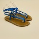 DELTA Suede Metallic Lagon -36