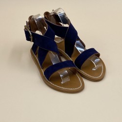 LAZARE Velours Marine- 36