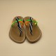 MENELAS Imprime Zebre Fluo Rose bleu Vert- 41