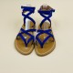 ZENOBIE Velours Electric Blu- 37