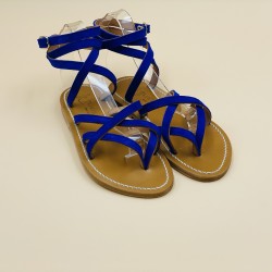 ZENOBIE Velours Electric Blu- 37