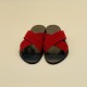 TOBAGO EPURE Argent Velours Rouge- 37