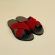 TOBAGO EPURE Argent Velours Rouge- 37