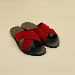 TOBAGO EPURE Argent Velours Rouge- 37