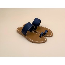 NAGOYA Pul Blue Navy Leather- 38