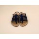 HOMERE Cuir Velours Marine- 38
