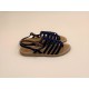 HOMERE Cuir Velours Marine- 38
