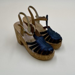 MELISSA Cuir Velam Noir Pul Naturel - 37