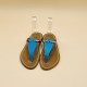COLUMBIA Nubuck Turquoise Horsy Zèbre - 38