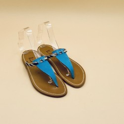 COLUMBIA Nubuck Turquoise Horsy Zèbre - 38
