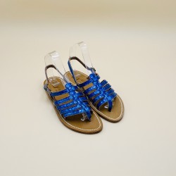 HOMERE Cuir Meji Bleu- 38