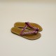 SEPTINE Suede Metallic Buganvilla Leather - 39