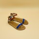 LAURA Suede Naranja Suede Azulo- 40