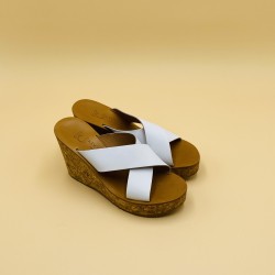 ALISSON Cuir Odéon Blanc - 38