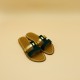 THANOS Suede Evergreen Metallic Gold- 40