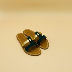 THANOS Velours Evergreen Métal Or - 40
