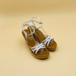 LILIANE Smooth White Leather-39