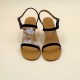 BERGAMOTE Black Suede Leather - 37