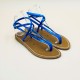 DELTA Suede Metallic Lagon -38